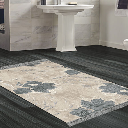 Eko Trend Djt Banyo Paspası Yıkanabilir Kaymaz Taban 660M Suluboya