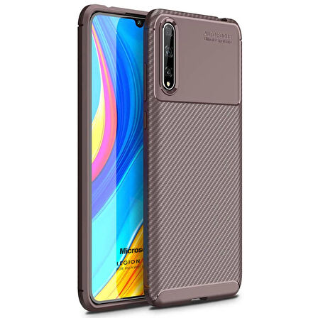 Microsonic Huawei P Smart S Kılıf Legion Series Kahverengi