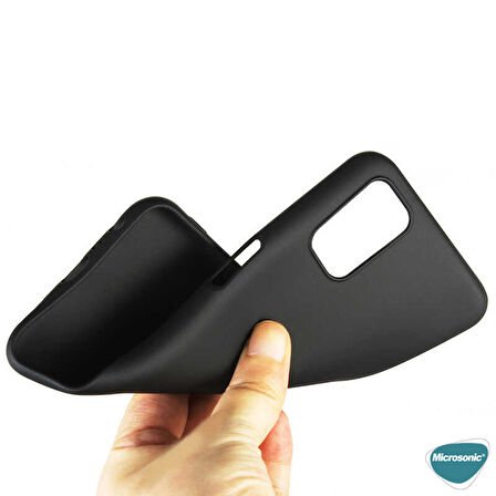Microsonic Matte Silicone Oppo A92 Kılıf Lacivert