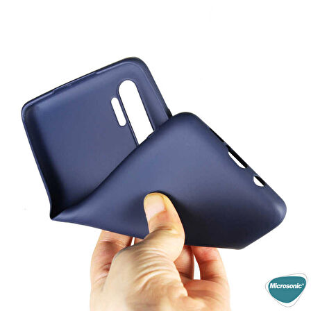 Microsonic Matte Silicone Xiaomi Mi Note 10 Lite Kılıf Kırmızı