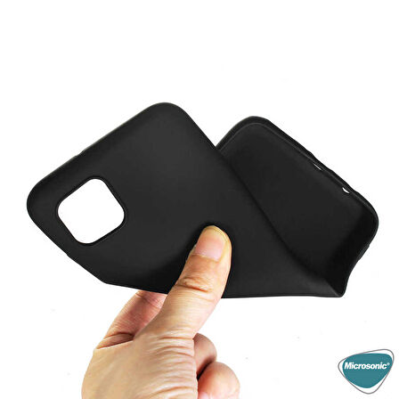 Microsonic Matte Silicone Huawei Y5P Kılıf Lacivert