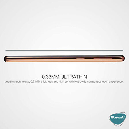 Microsonic Oppo A31 Tam Kaplayan Temperli Cam Ekran Koruyucu Siyah
