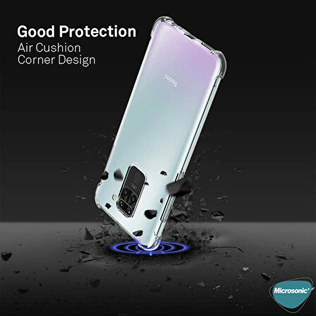 Microsonic Shock Absorbing Kılıf Xiaomi Redmi Note 9 Şeffaf