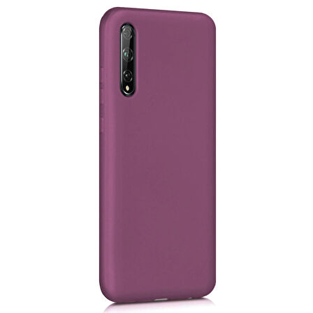 Microsonic Matte Silicone Huawei Y8P Kılıf Mor