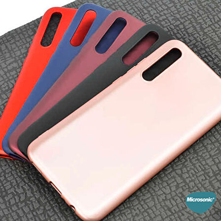 Microsonic Matte Silicone Huawei Y8P Kılıf Mor
