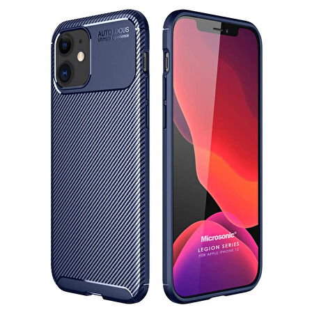 Microsonic Apple iPhone 12 Kılıf Legion Series Lacivert