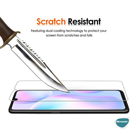 Microsonic Xiaomi Redmi 9A Tempered Glass Screen Protector