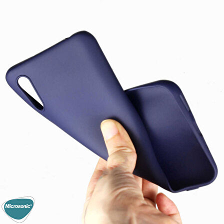 Microsonic Matte Silicone Xiaomi Redmi 9A Kılıf Gold
