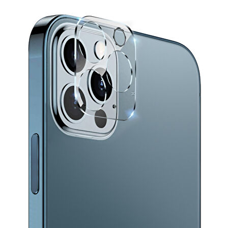 Microsonic Apple Uyumlu iPhone 12 Pro Max Kamera Lens Koruma Camı
