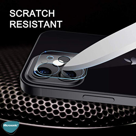 Microsonic Apple Uyumlu iPhone 12 Kamera Lens Koruma Camı