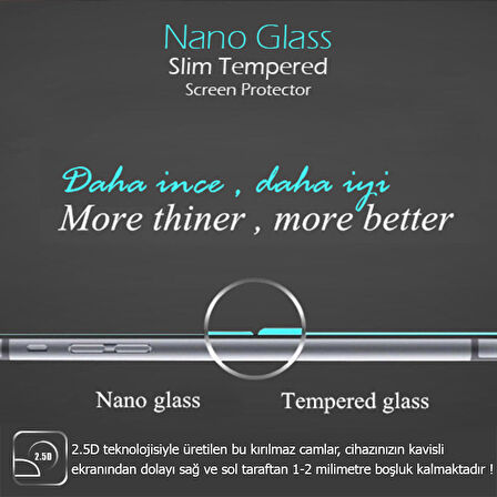 Microsonic Xiaomi Poco X3 NFC Nano Glass Cam Ekran Koruyucu