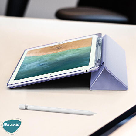 Microsonic Apple iPad 9.7 2018 Kılıf (A1893-A1954) Origami Pencil Kırmızı