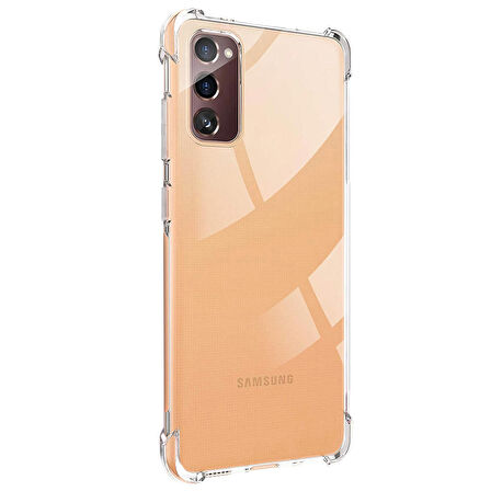 Microsonic Samsung Galaxy S20 FE Kılıf Shock Absorbing Şeffaf