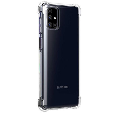 Microsonic Samsung Galaxy M51 Kılıf Shock Absorbing Şeffaf