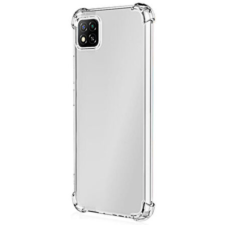 Microsonic Xiaomi Redmi 9C Kılıf Shock Absorbing Şeffaf