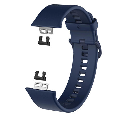 Microsonic Huawei Watch Fit Kordon, Silicone Sport Band Lacivert