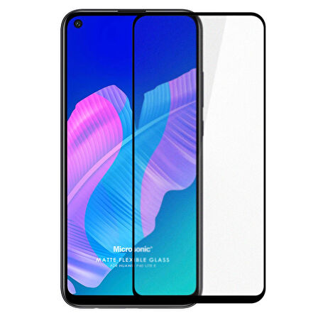 Microsonic Huawei P40 Lite E Seramik Matte Flexible Ekran Koruyucu Siyah