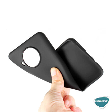 Microsonic Matte Silicone Xiaomi Redmi Note 9 Pro 5G Kılıf Lacivert