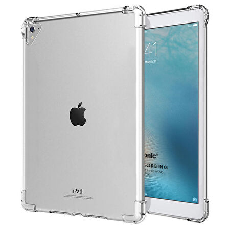 Microsonic Apple iPad Pro 9.7 Kılıf (A1673-A1674-A1675) Shock Absorbing Şeffaf