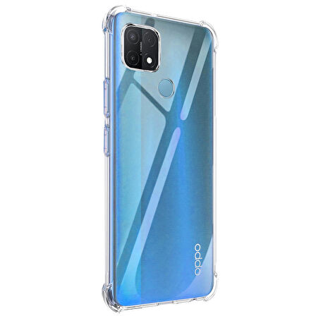 Microsonic Oppo A15 Kılıf Shock Absorbing Şeffaf