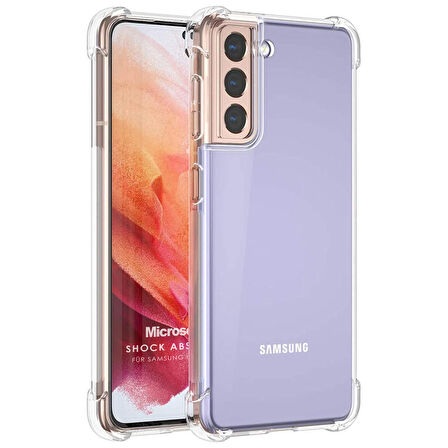 Microsonic Samsung Galaxy S21 Plus Kılıf Shock Absorbing Şeffaf