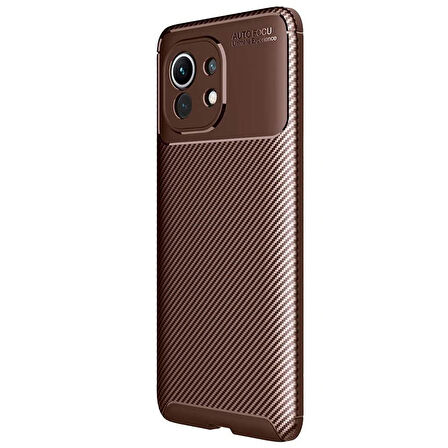 Microsonic Xiaomi Mi 11 Kılıf Legion Series Kahverengi