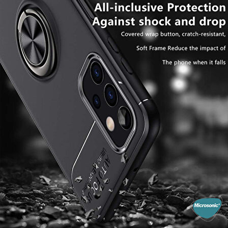 Microsonic Samsung Galaxy A72 Kılıf Kickstand Ring Holder Lacivert