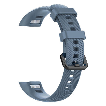 Microsonic Huawei Honor Band 4 Kordon, Silicone Sport Band Gri