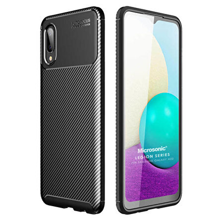 Microsonic Samsung Galaxy A02 Kılıf Legion Series Siyah