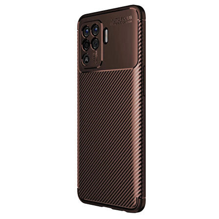 Microsonic Oppo Reno 5 Lite Kılıf Legion Series Kahverengi