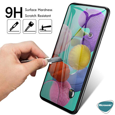 Microsonic Xiaomi Poco X3 Pro Privacy 5D Gizlilik Filtreli Cam Ekran Koruyucu Siyah
