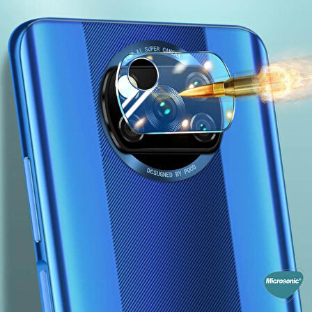 Microsonic Xiaomi Poco X3 Pro Kamera Lens Koruma Camı