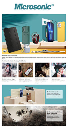 Microsonic Samsung Galaxy A72 Kılıf Delux Leather Wallet Kırmızı