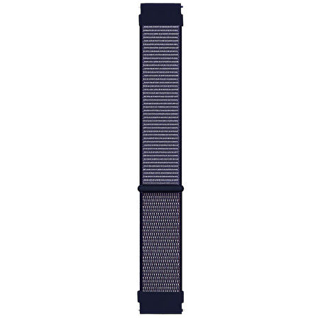 Microsonic Samsung Galaxy Watch Active 2 40mm Hasırlı Kordon Woven Sport Loop Mor