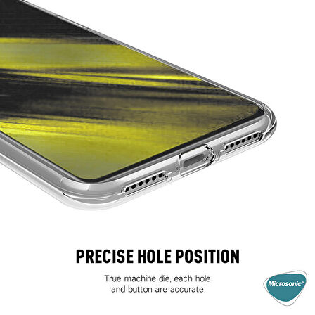 Microsonic Xiaomi Poco M3 Kılıf 6 Tarafı Tam Full Koruma 360 Clear Soft Şeffaf