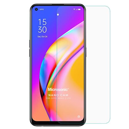Microsonic Oppo Reno 5 Lite Nano Glass Cam Ekran Koruyucu