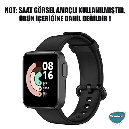 Microsonic Xiaomi Redmi Watch Kordon, Silicone Sport Band Siyah