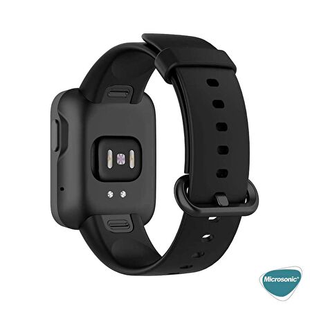 Microsonic Xiaomi Redmi Watch Kordon, Silicone Sport Band Siyah