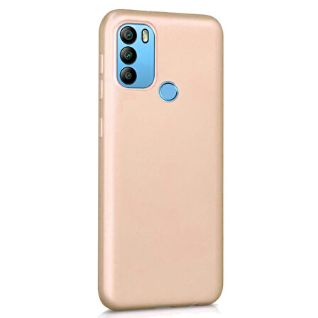 Microsonic Matte Silicone General Mobile GM 21 Plus Kılıf Gold