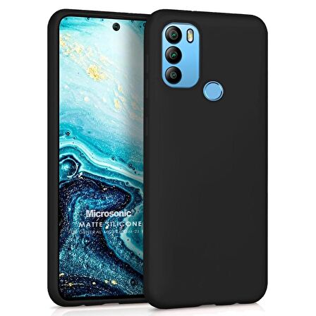 Microsonic Matte Silicone General Mobile GM 21 Plus Kılıf Siyah