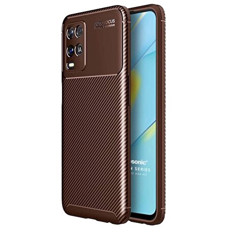 Microsonic Oppo A54 4G Kılıf Legion Series Kahverengi