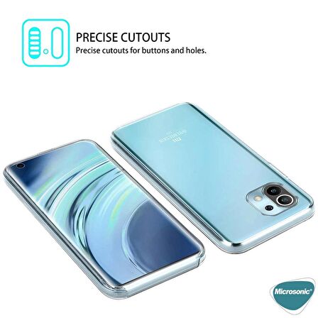 Microsonic Xiaomi Mi 11 Kılıf 6 Tarafı Tam Full Koruma 360 Clear Soft Şeffaf