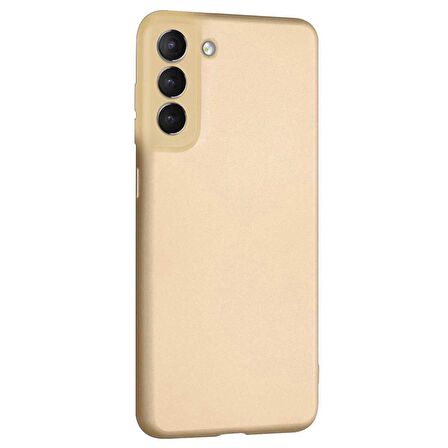 Microsonic Matte Silicone Samsung Galaxy S21 FE Kılıf Gold