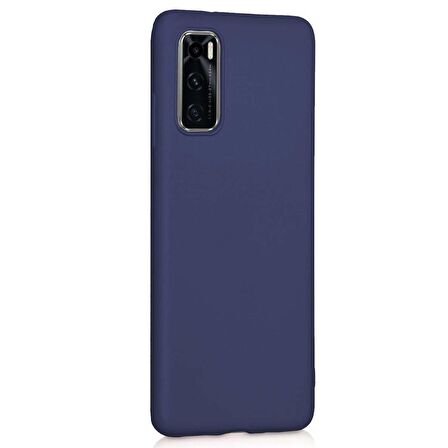 Microsonic Matte Silicone Vivo Y70 Kılıf Lacivert