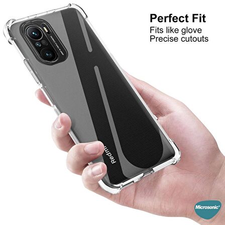 Microsonic Xiaomi Poco F3 Kılıf Shock Absorbing Şeffaf