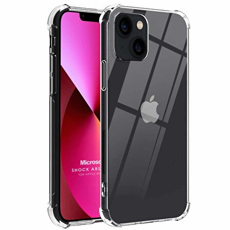 Microsonic Apple iPhone 13 Kılıf Shock Absorbing Şeffaf