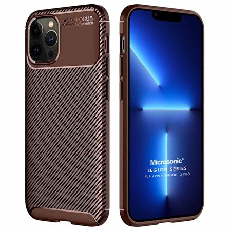 Microsonic Apple iPhone 13 Pro Kılıf Legion Series Kahverengi