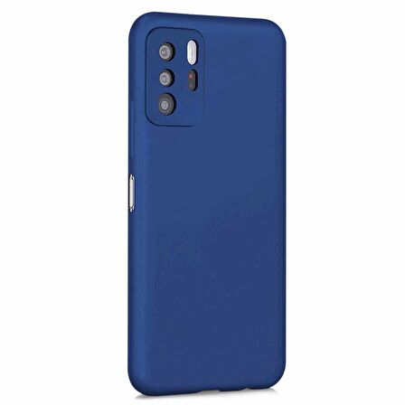 Microsonic Matte Silicone Xiaomi Poco X3 GT Kılıf Lacivert