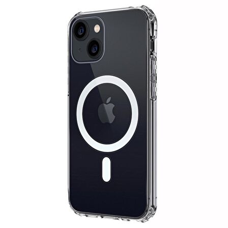 Microsonic Apple iPhone 13 Kılıf MagSafe Clear Soft Şeffaf