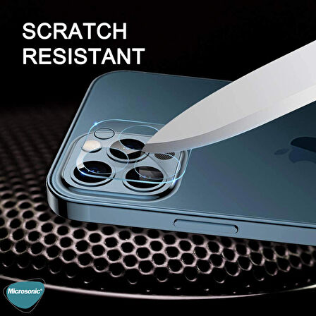 Microsonic Apple Uyumlu iPhone 13 Pro Max Kamera Lens Koruma Camı